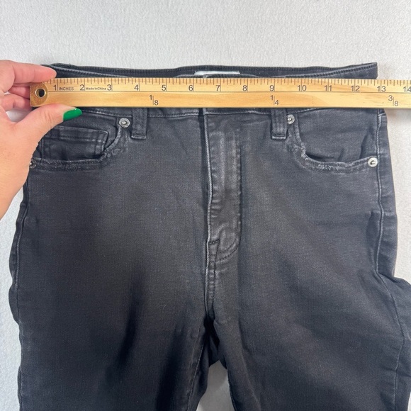 Pistola Jeans Womens 27 Black Straight Leg Mid Rise - Picture 6 of 12